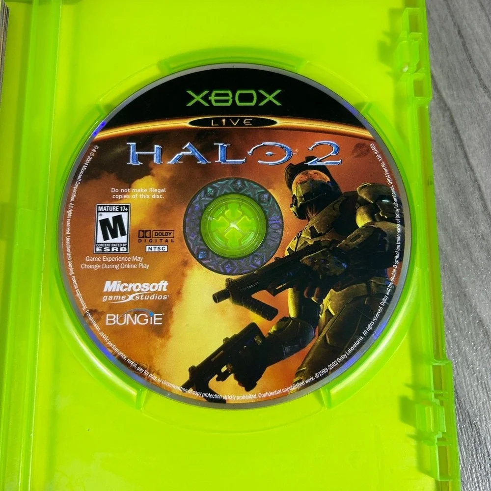Halo‎ 2 Xbox Video Game FPS Multiplayer Online Enabled Microsoft Bungie